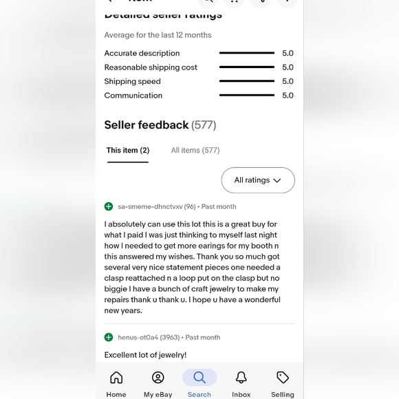 5 lbs Jewelry Lot-Some Good Some Broken-Necklaces,Bracelets,Earrings-All Metal - Picture 8 of 8